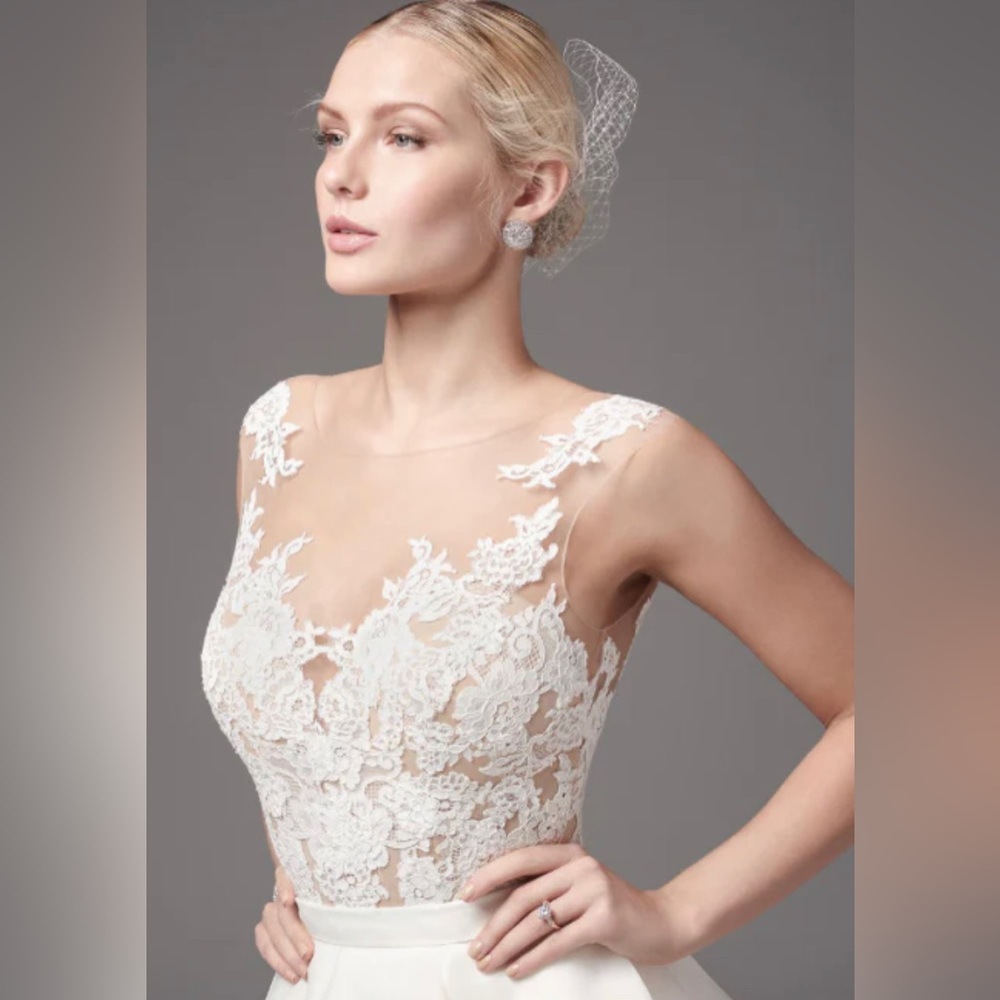 Sottero and Midgley Tristan Bodysuit Bridal Size 8 (Street Size 4)